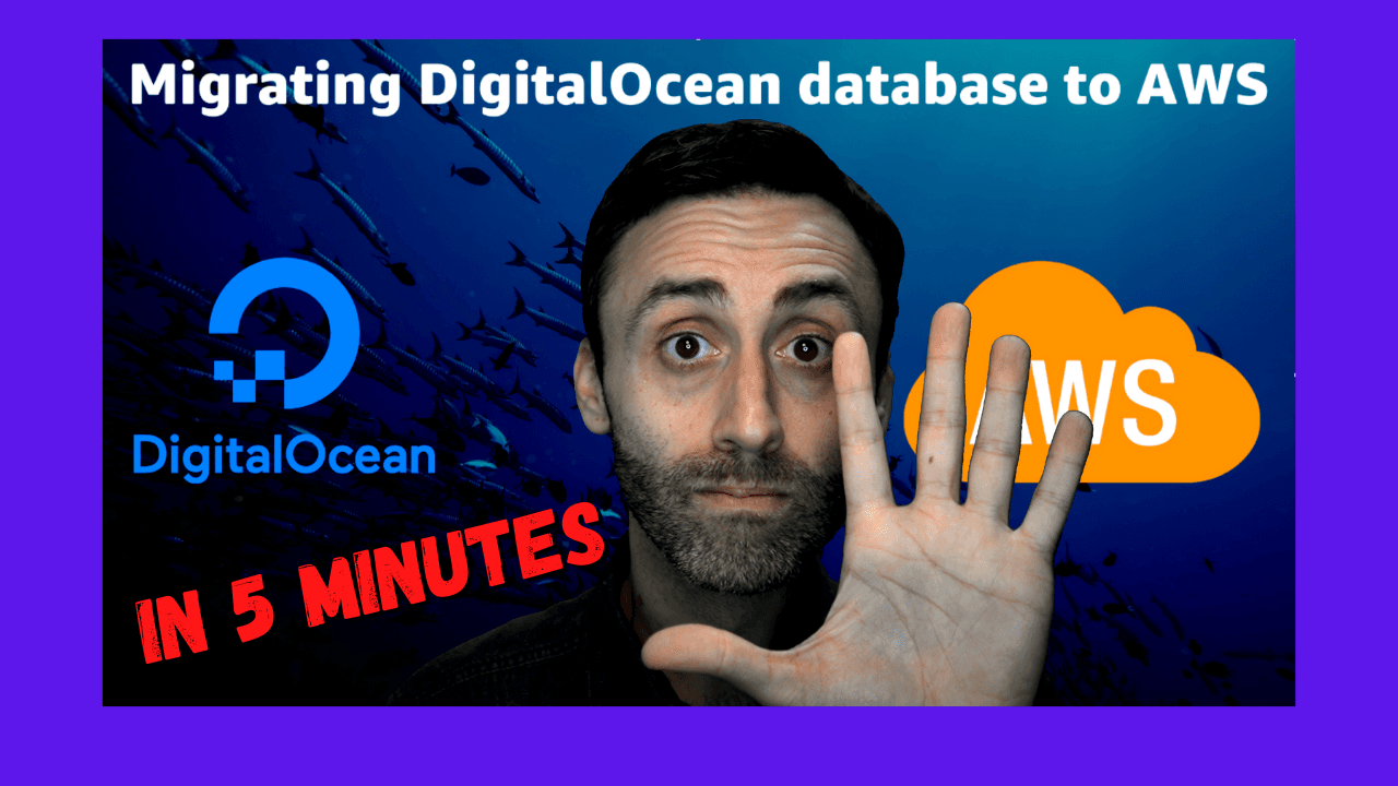 Migrating DigitalOcean database to AWS